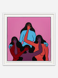 in your detached world - White Ramin Wood Frame