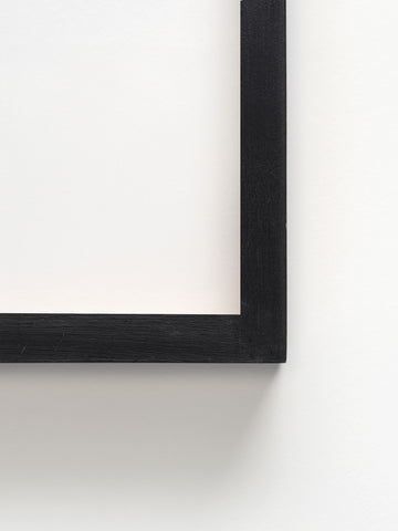 Study for Homage to the Square - Black Abachi wood frame