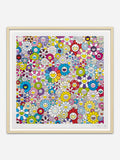 Flowers of Heaven, 2018 - Natural Abachi wood frame