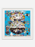 Tan Tan Bo Communicating with Someone, Somewhere in the Universe, 2014 - White Abachi wood frame