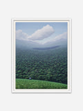Pensamiento - Nube- White Ramin Wood Frame