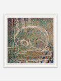 Ephemerality (13) - White Abachi Wood Frame