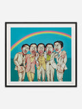 Rainbow (Mask Series 1997 no.8) - Black Ramin Wood Frame