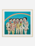 Rainbow (Mask Series 1997 no.8)- Natural Ramin Wood Frame