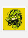 Combat fear with truth - White Abachi Wood Frame
