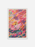 Untitled - White Abachi Wood Frame (Ayako Rokkaku)