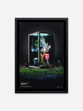 THE TREE OF KNOWLEDGE (Triptych) - Black Abachi Wood Frames