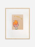 It wasn't me - Natural Abachi wood frame