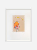 It wasn't me - White Abachi wood frame