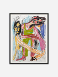 Tentacular Thinking - Black Abachi Wood Frame