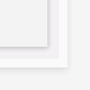 [Title TBC] - White Abachi wood frame