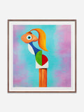 Fashion Model - Walnut wood frame