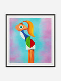 Fashion Model - Black (Yellow Poplar wood) frame