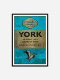 York So Good They Named It Once - Black Abachi Wood Frame