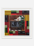 Fred - White Abachi Wood Frame