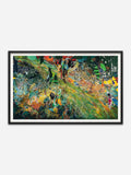 The American Mindscape, Textured - Black (Yellow poplar wood) Frame
