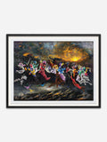 Dogs of War - Black Abachi Wood Frame