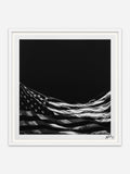 Untitled diptych (Robert Longo) - White Abachi Wood Frames