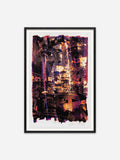 Dissipate - Black Abachi Wood Frame
