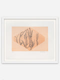 Forced Separation - White Abachi wood frame