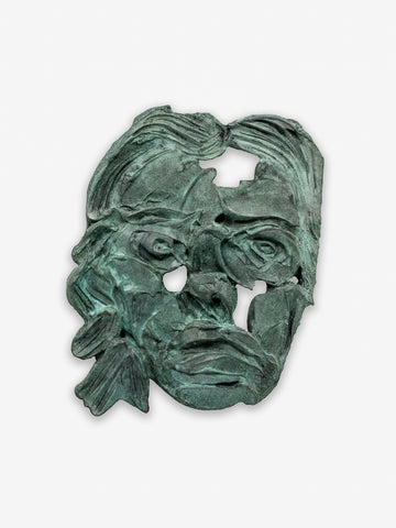 Mask of a Woman (Green Patina)